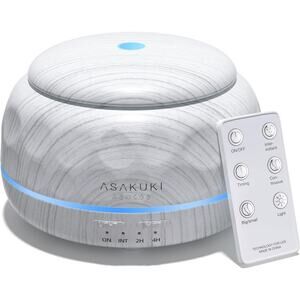 🔥Essential Oil Diffuser 300ML Aromatherapy 7-Color Light + Remote BNWT🔥